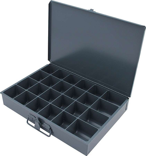 Allstar Performance 14366 Metal Storage Case 24 Comp 9.5x13.5x2