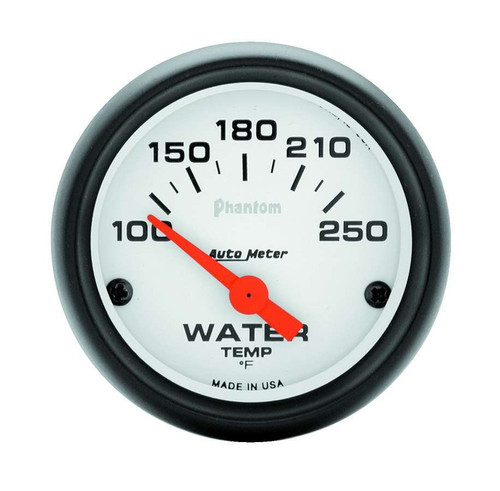 Autometer 5737 Phantom 2 1/16in Water Temp 100-250 Elec.