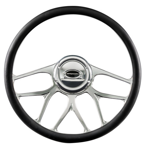 Billet Specialties 34007 Steering Wheel 1/2 Wrap 15.5in BLVD 07