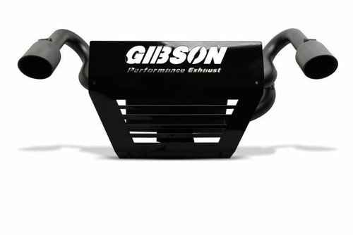 Gibson Exhaust 98026 Polaris UTV Dual Exhaust Black Ceramic