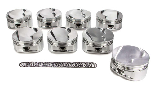 Je Pistons 281800 SBC Domed Piston Set 4.140 Bore +4.5cc