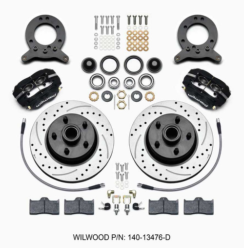 Wilwood 140-13476-D Front Disc Brake Kit 65- 69 Mustang Drilled