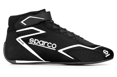 Sparco 00127543NRNR Shoe Skid Black Size 9-9.5 Euro 43