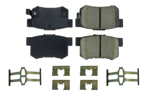 Centric Brake Parts 105.05360 Posi-Quiet Ceramic Brake Pads with Shims and Har