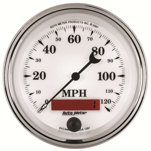 Autometer 1287 3-3/8in O/T/W II Speedo- meter 120MPH