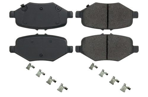 Centric Brake Parts 105.16120 Posi-Quiet Ceramic Brake Pads with Shims and Har