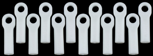 RPM R/C Products 80511 LONG ROD ENDS - DYABLE WHITE FOR TRAXXAS SLASH/RALLY