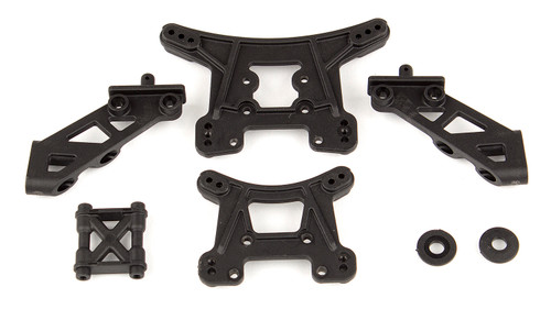 Team Associated 21503 Front and Rear Shock Towers & Wing Mounts for Reflex 14T or