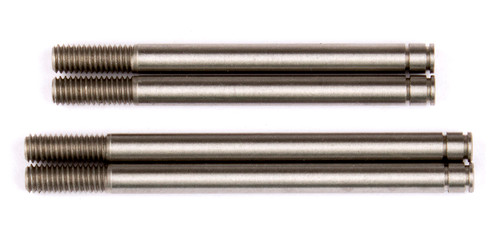 Team Associated 21535 Front and Rear Shock Shafts for Reflex 14T or 14B
