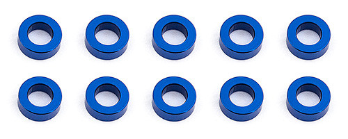 Team Associated 31383 Ballstud Washers 5.5 x 2.0mm Blue Aluminum (10)