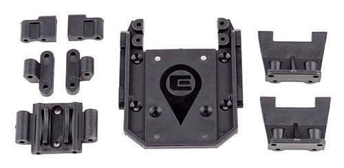 Team Associated 42208 Enduro IFS Gearbox and Servo Mounts Set, Hard