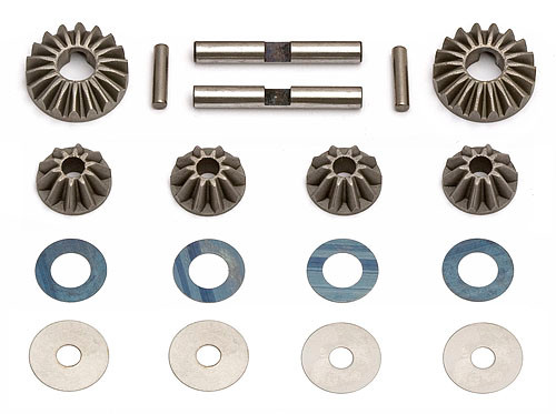 Team Associated 89120 RC8 Diff Gears, Washers, Pins