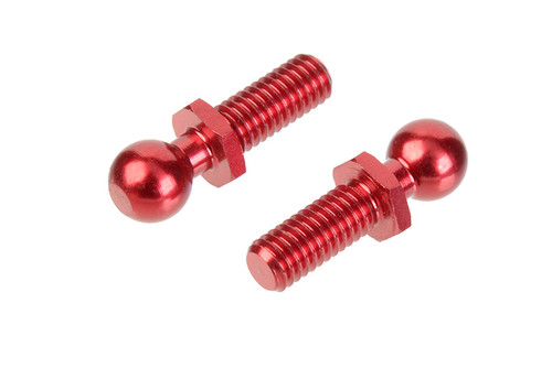 Corally 00100-082 Aluminum Threaded Ball 4.25mm - 2 pcs