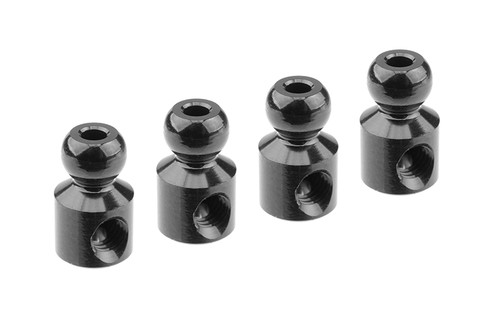 Corally 00140-121 Ball End 4.8mm - for Anti Roll Bar - Aluminum - 4 pcs: SBX410