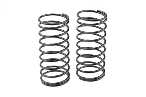 Corally 00140-141 Shock Spring - Black - Hard - Front - 2 pcs: SBX410