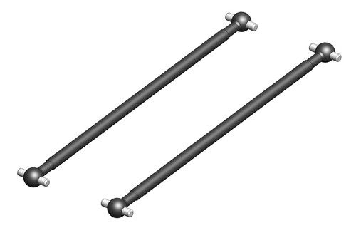 Corally 00250-070 Drive Shaft - Rear - Steel - 2 Pcs: Mammoth, Moxoo, Triton