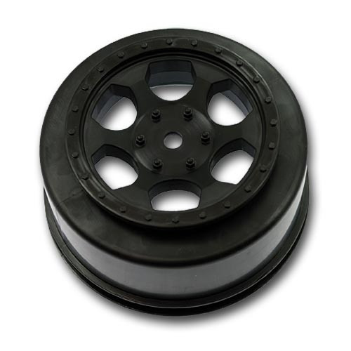 DE Racing TS4A4B Trinidad SC Wheels-Assoc SC5M- SC10-ProSC/Black/4pcs