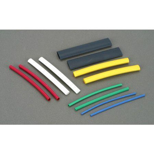 Dubro 436 3/32" Heat Shrink Tubing Green 4pc