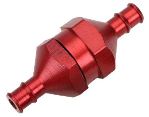 Dubro 834 In-Line Fuel Filter-Red