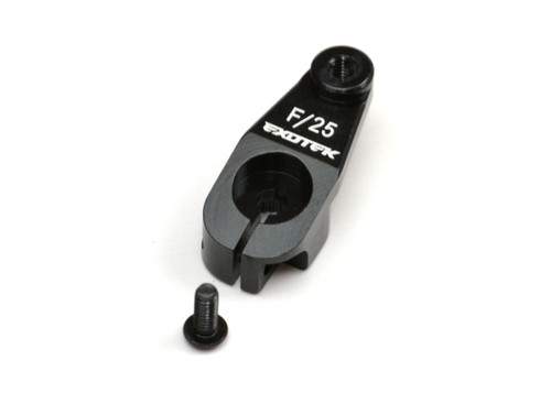 Exotek Racing 1547BLK AE Heavy Duty Servo Horn,Black 7075 Futaba/25 spline