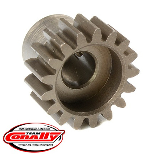 Corally 72517 32 Pitch Pinion - Short - Hardened Steel - 17 Tooth -