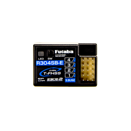 Futaba 01102180-3 R304SB-E 2.4GHz T-FHSS 4-Channel Telemetry Micro