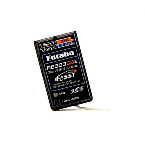 Futaba 01102196-1 R6303SB-E 2.4GHz FASST S.Bus Micro Receiver for Small