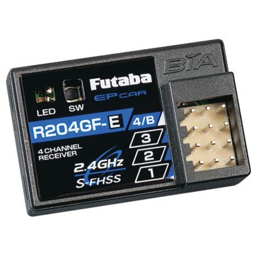 Futaba 01102202-3 R204GF-E 2.4GHz S-FHSS Micro Receiver for Electric