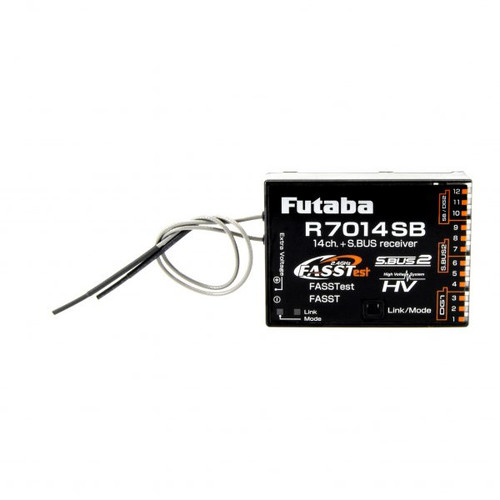 Futaba 01102238-1 R7014SB 2.4GHz FASST S.Bus High Voltage Receiver