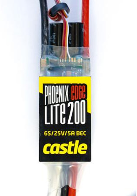 Castle Creations 010-0109-00 PHX EDGE LITE 200  - 200 AMP ESC WITH 5 AMP BEC