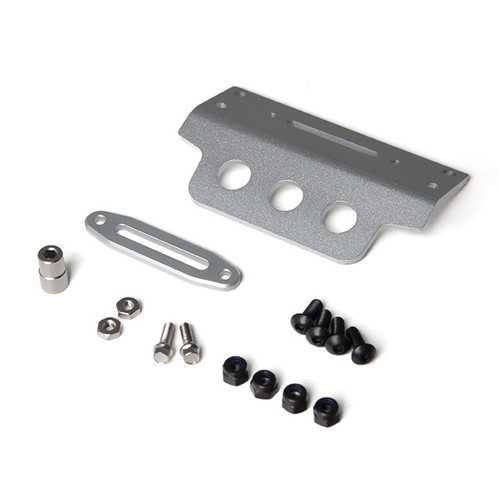 Gmade 30007 Aluminum Skid Plate, Silver, for 52412 GS01 Tube Bumper
