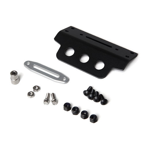 Gmade 30008 Aluminum Skid Plate, Black, for 52412 GS01 Tube Bumper