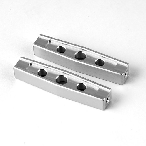 Gmade 30025 GS01 Machined M3 44mm Upper Link (2) (Silver)