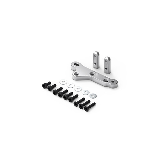 Gmade 30085 GA60 Aluminum Axle Servo Mount (Silver): GOM