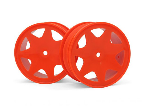 HPI Racing 100623 Ultra 7 Wheels Orange 35mm (2pcs)