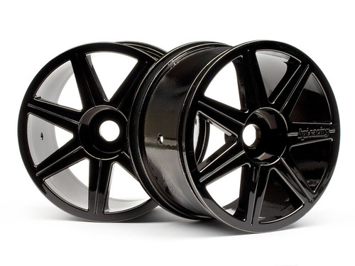 HPI Racing 101156 7 Spoke Black Chrome Trophy Truggy Wheel