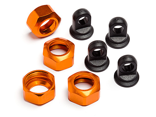 HPI Racing 101752 Shock Caps For 101090, 101091 And 101185 Trophy Series 4pcs