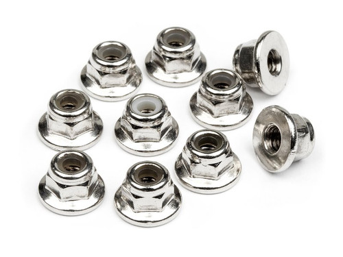 HPI Racing 103671 Flanged Lock Nut M3 (10pcs)