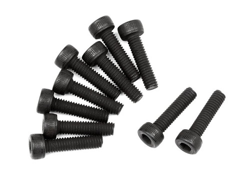 HPI Racing 107890 Caphead Screw M2.5X10mm (Hexhead/10pcs)