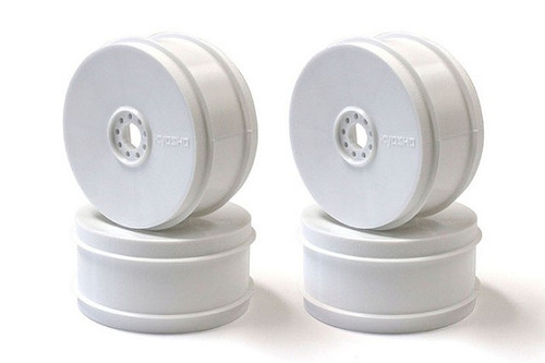Kyosho IFH006W-H Hard Dish Wheel, White (4)