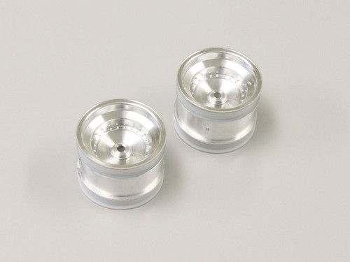 Kyosho SCH002SC Rear Wheel (Satin Chrome, 2pcs Scorpion 2014)