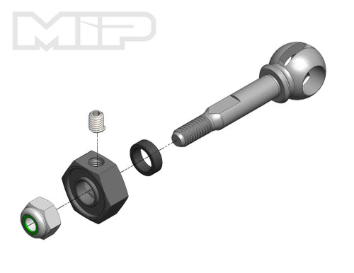 MIP - Moore's Ideal Products 18141 MIP X-Duty, CVD Axle, 10mm Offset w/ 5mm Bearing