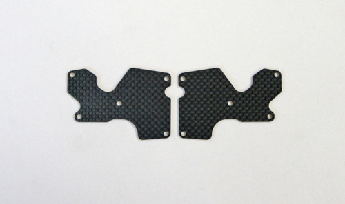 Mugen Seiki E2157 Graphite Rear Lower Suspension Arm Mount Plate (2pc) (1.2mm)