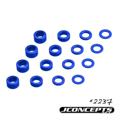 J Concepts 2237 Metric Washer Set (.5, 1, 2 and 3mm Thickness) 16Pc