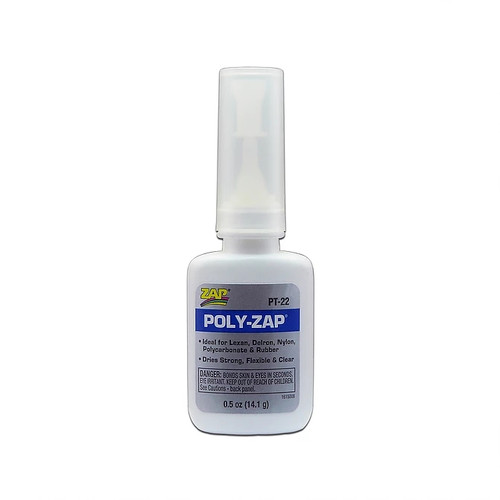 ZAP Glue PT-22 Poly-Zap 1/2oz Bottle