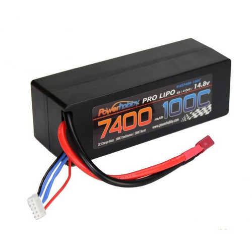 Power Hobby 4S7400100CDNSHCS 4S 14.8V 7400MAH 100C w/ Deans Hard Case