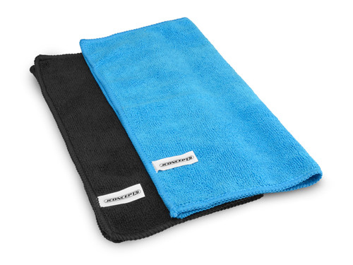 J Concepts 2539 Microfiber Towel Blue/Black 2pc