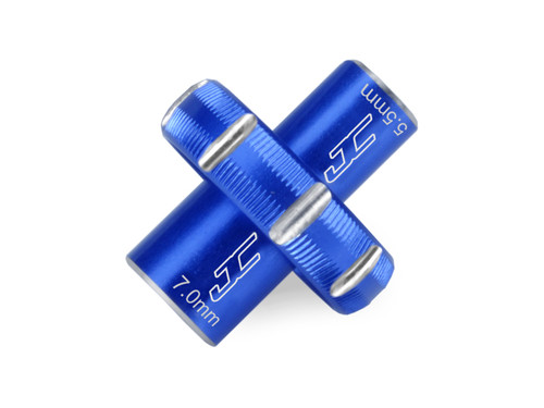 J Concepts 25561 5.5 & 7.0mm Combo Thumb Wrench Blue