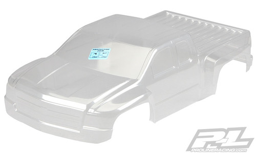 Proline Racing 338517 Pre-Cut Chevy Silverado HD Clear Body for Pro-2 SC