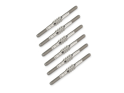 J Concepts 2580 B6/B6D Fin Titanium turnbuckle set-6 pc